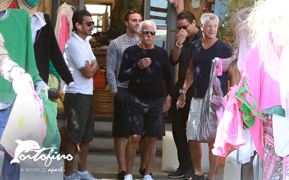 Giorgio Armani in Portofino